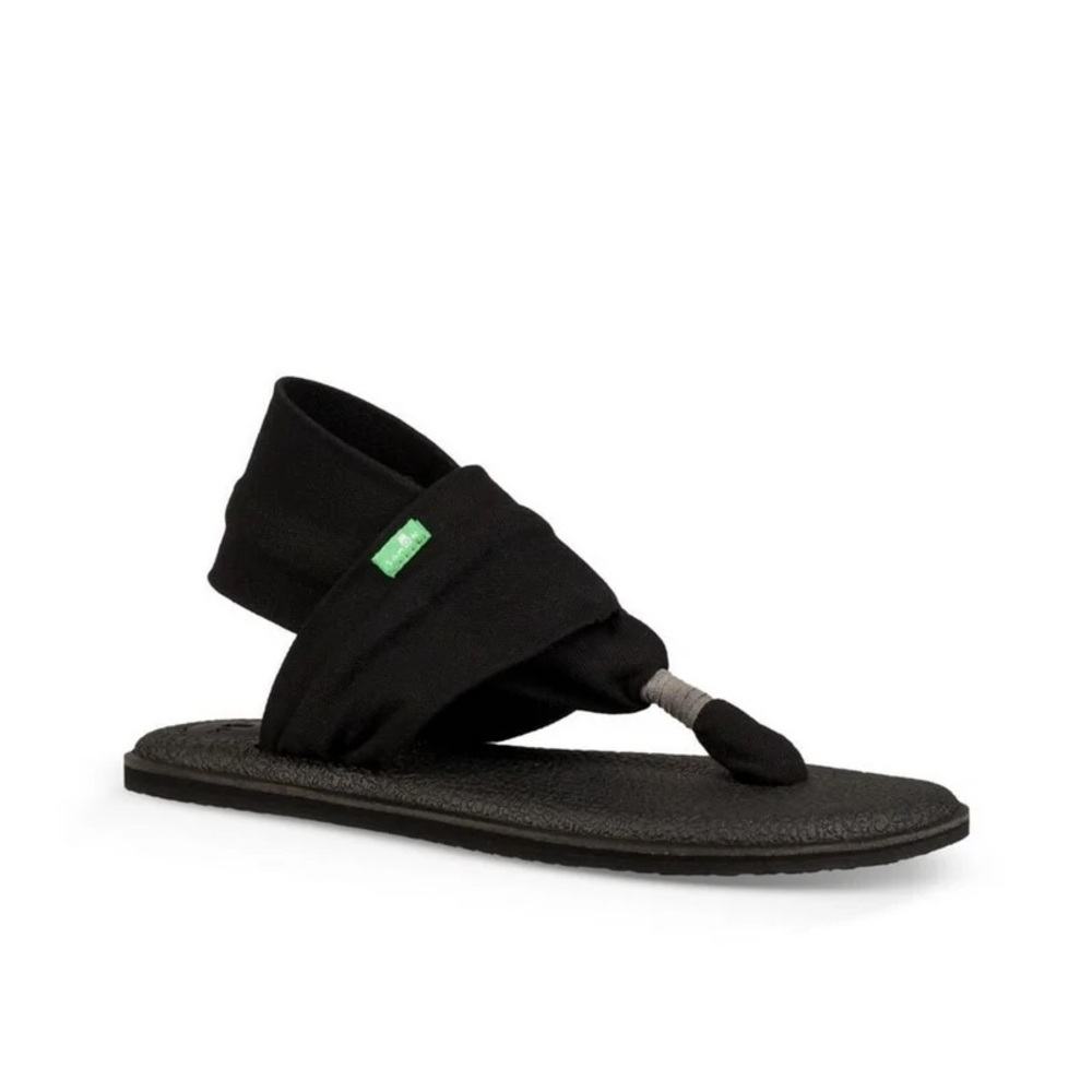 Black Sandals with Ankle Wrap